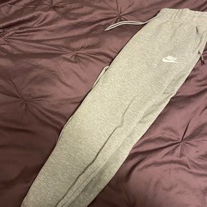 gray nike joggers